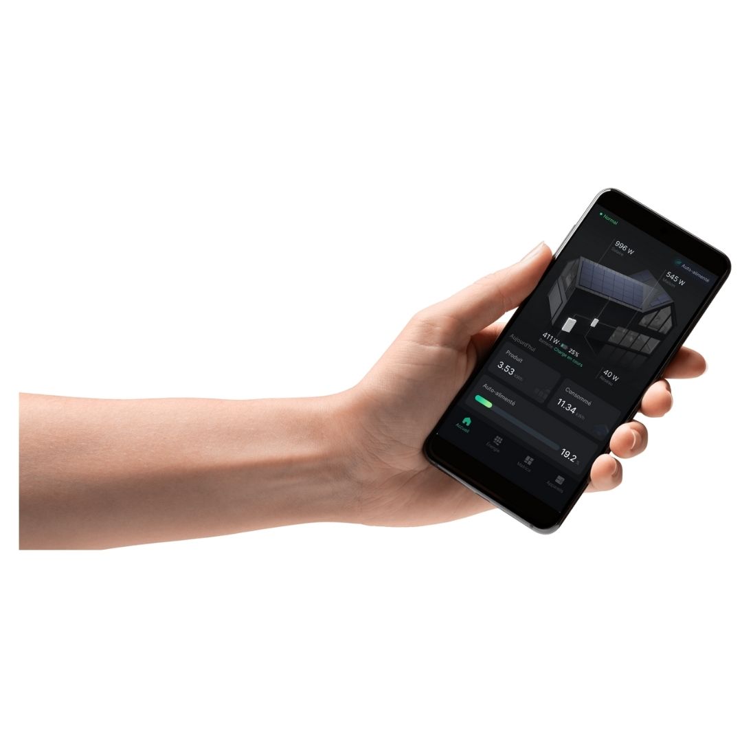 Application Atmozen sur smartphone