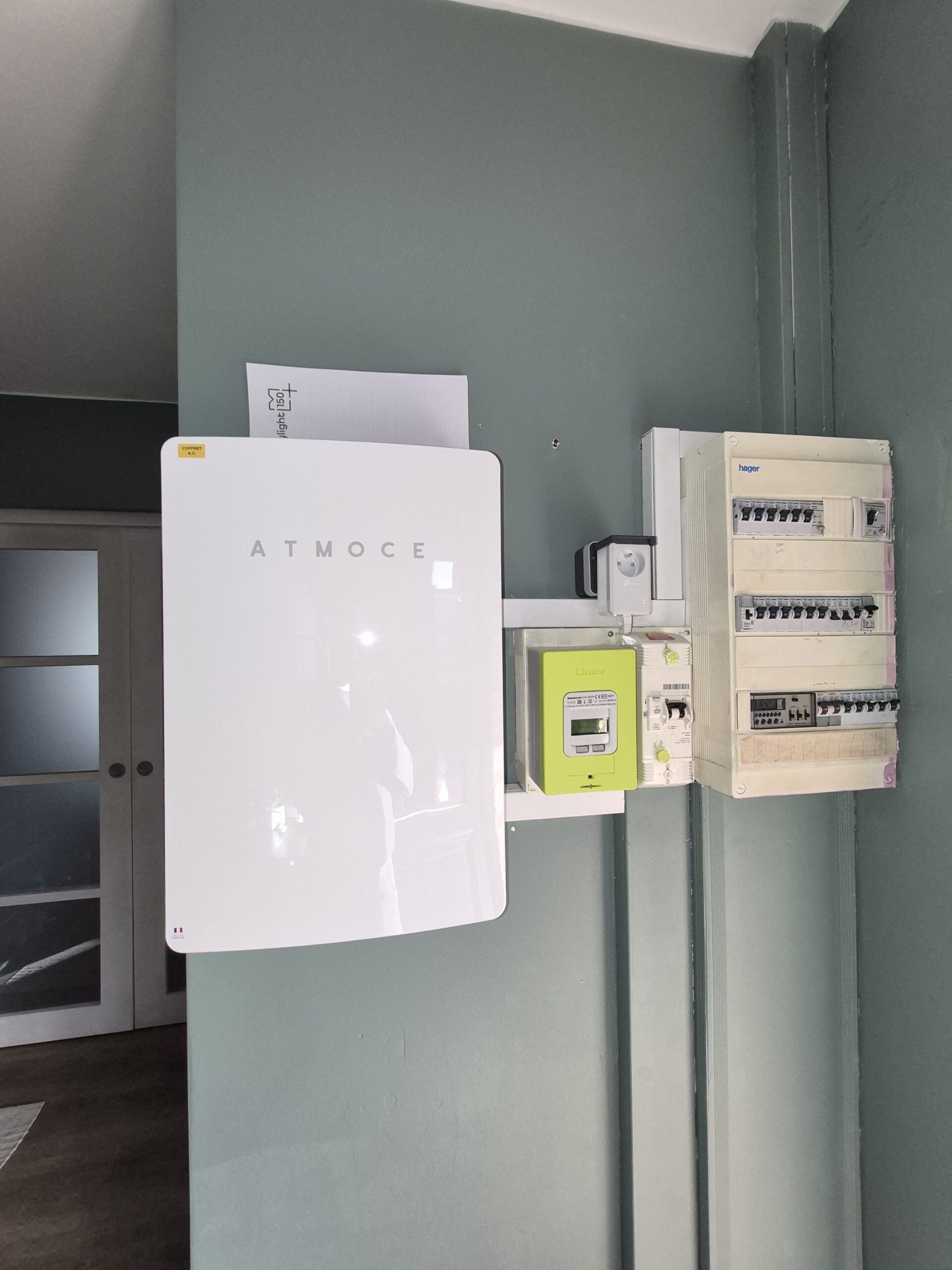 Batterie ATMOCE installée chez un client Minoria Concept