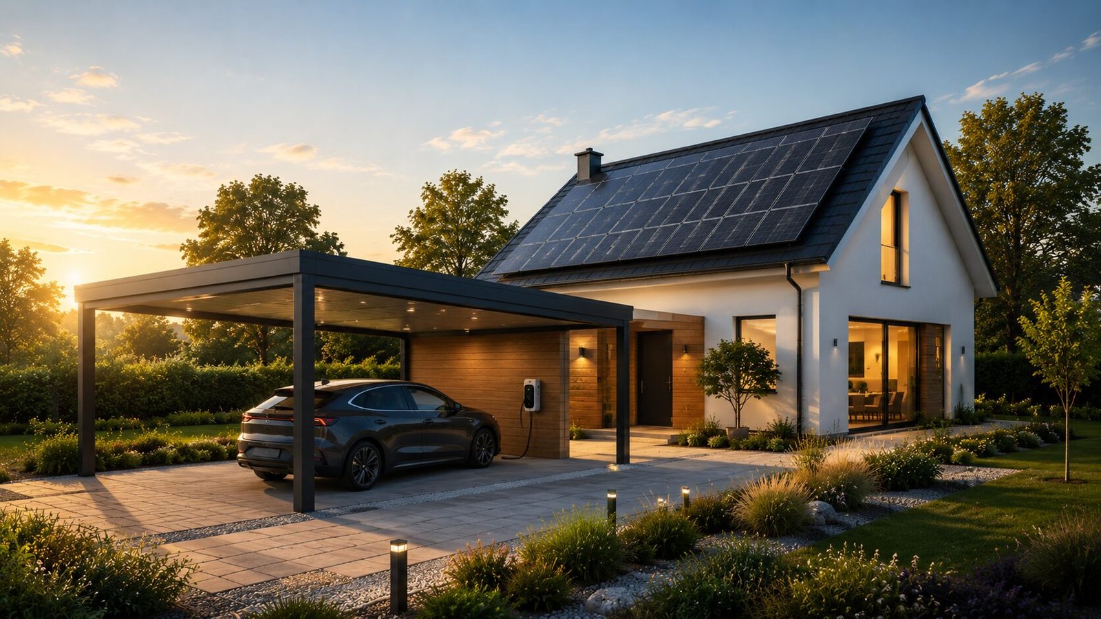 Borne de recharge pour véhicule électrique à domicile