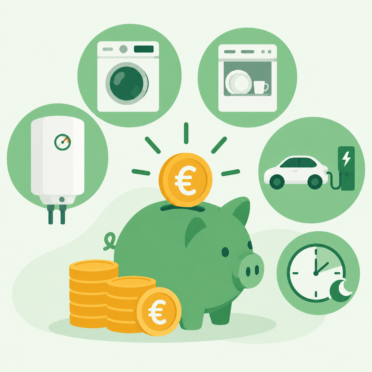 Économies réalisées avec les heures creuses